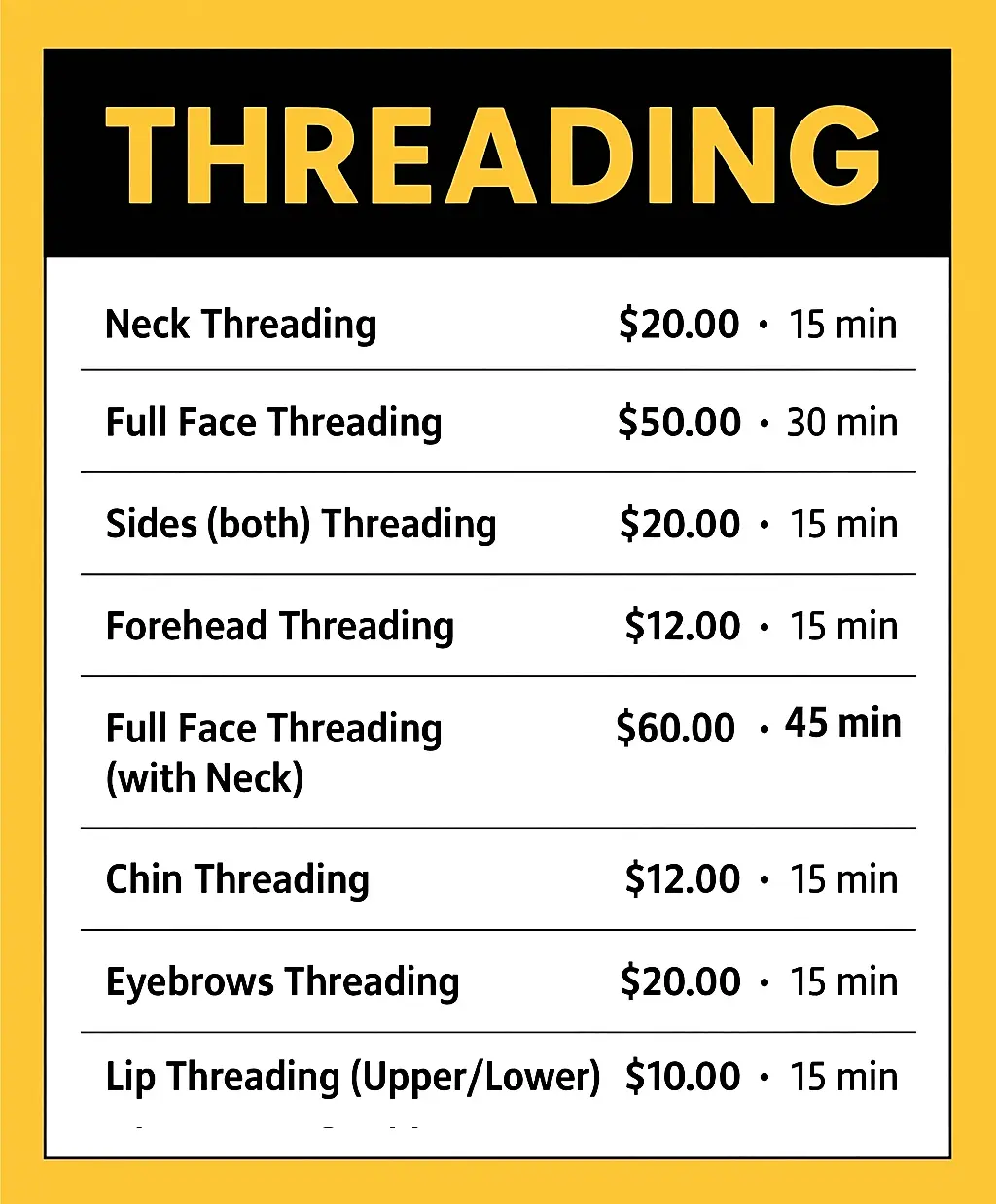 Threading ABM
