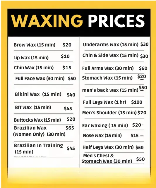 WAXING PRICES (3)